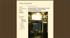 Desktop Screenshot of games-downloads1.blogspot.com