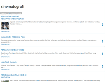 Tablet Screenshot of dunia-sinematografi.blogspot.com