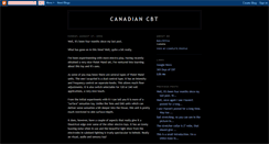 Desktop Screenshot of canadiancbt.blogspot.com