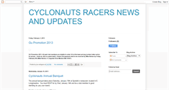 Desktop Screenshot of cyclonautracers.blogspot.com