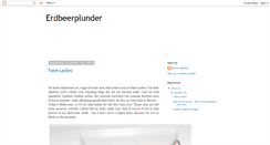 Desktop Screenshot of erdbeerplunder.blogspot.com