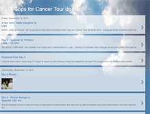 Tablet Screenshot of copsforcancertourdenorth2011.blogspot.com