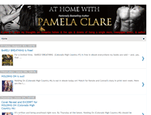 Tablet Screenshot of pamelaclare.blogspot.com