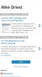 Mobile Screenshot of mikedriest.blogspot.com