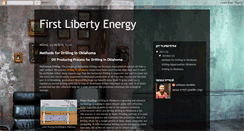 Desktop Screenshot of first-liberty-energy.blogspot.com