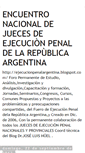 Mobile Screenshot of ejecucionpenalargentina.blogspot.com