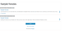Tablet Screenshot of footjobfrenzies.blogspot.com