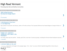 Tablet Screenshot of highroadvt.blogspot.com