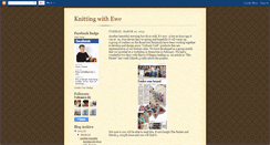 Desktop Screenshot of knittingwithewe.blogspot.com