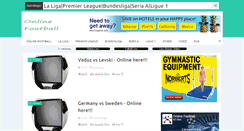 Desktop Screenshot of online--football.blogspot.com