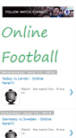 Mobile Screenshot of online--football.blogspot.com