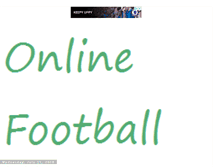 Tablet Screenshot of online--football.blogspot.com