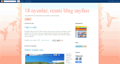 Desktop Screenshot of 18oyunlar.blogspot.com