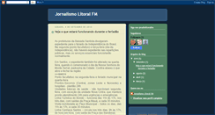 Desktop Screenshot of jornalismolitoralfm.blogspot.com