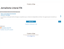 Tablet Screenshot of jornalismolitoralfm.blogspot.com