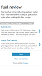 Mobile Screenshot of fuelreview.blogspot.com