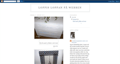 Desktop Screenshot of loppisloppanpweben.blogspot.com