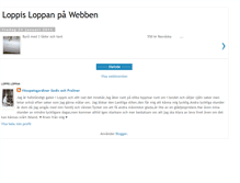 Tablet Screenshot of loppisloppanpweben.blogspot.com