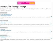 Tablet Screenshot of foeretagsnyheter.blogspot.com