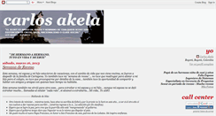 Desktop Screenshot of carlosakela.blogspot.com