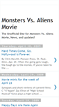 Mobile Screenshot of monstersvsaliensmovie.blogspot.com