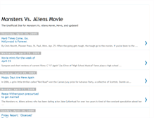 Tablet Screenshot of monstersvsaliensmovie.blogspot.com