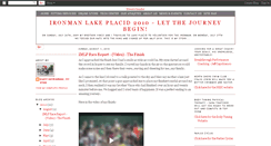 Desktop Screenshot of ironmanlakeplacid2010.blogspot.com