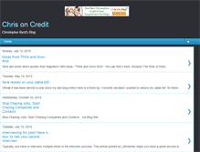 Tablet Screenshot of chrisoncredit.blogspot.com