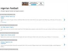 Tablet Screenshot of naija-soccer.blogspot.com