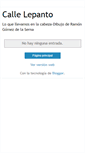 Mobile Screenshot of callelepanto.blogspot.com
