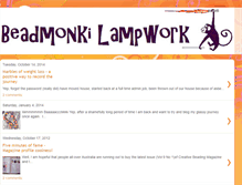 Tablet Screenshot of beadmonki.blogspot.com