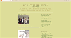 Desktop Screenshot of caveofthedeprecatedheroes.blogspot.com