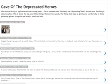 Tablet Screenshot of caveofthedeprecatedheroes.blogspot.com