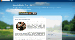 Desktop Screenshot of melia-propolis-yogyakarta.blogspot.com