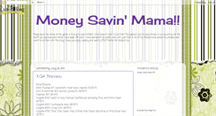 Desktop Screenshot of moneysavinmamaky.blogspot.com