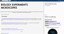 Desktop Screenshot of biologyexperimentsmicroscopes.blogspot.com