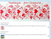 Tablet Screenshot of anngranlund.blogspot.com