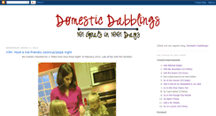 Desktop Screenshot of domesticdabblings101goals.blogspot.com
