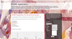 Desktop Screenshot of msmeregistration.blogspot.com