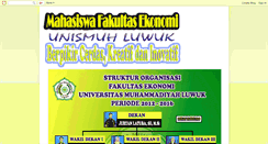 Desktop Screenshot of fekon-unismuhluwuk.blogspot.com