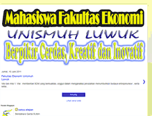 Tablet Screenshot of fekon-unismuhluwuk.blogspot.com