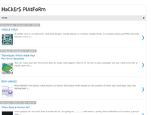 Tablet Screenshot of hackersplateform.blogspot.com
