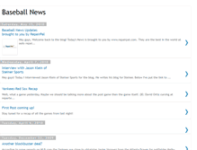 Tablet Screenshot of newsinbaseball.blogspot.com