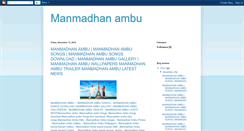 Desktop Screenshot of manmadhanambusongsdownloads.blogspot.com