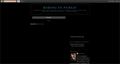 Desktop Screenshot of hiding-n-public.blogspot.com