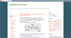 Desktop Screenshot of glosariodeforex.blogspot.com