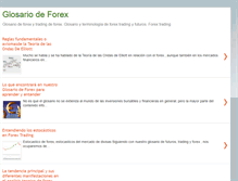 Tablet Screenshot of glosariodeforex.blogspot.com