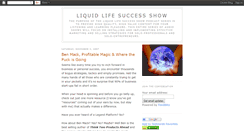 Desktop Screenshot of liquidlifesuccessshow.blogspot.com