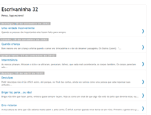 Tablet Screenshot of escrivaninha32.blogspot.com