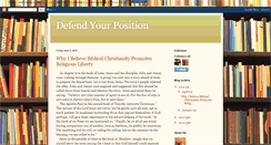 Desktop Screenshot of defendyourposition.blogspot.com